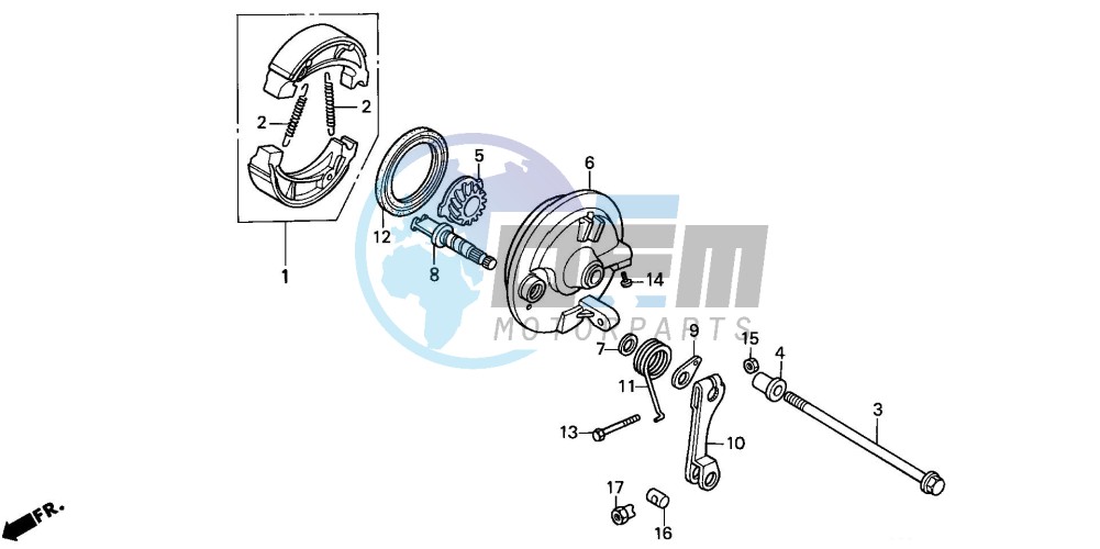 FRONT BRAKE PANEL