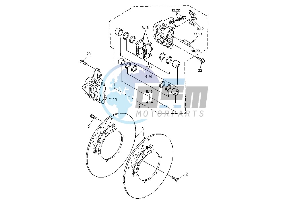 FRONT BRAKE CALIPER