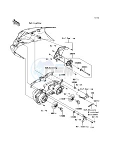 NINJA_ZX-6R ZX600P7F FR GB XX (EU ME A(FRICA) drawing Headlight(s)