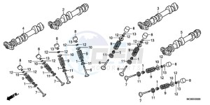 ST13009 Europe Direct - (ED / MME) drawing CAMSHAFT/VALVE