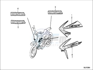 CRF50FH Europe Direct - (ED) drawing MARK/STRIPE