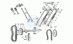 V 50 III 500 Pol. - PA VechioTipo Pol./PA VechioTipo drawing Timing system