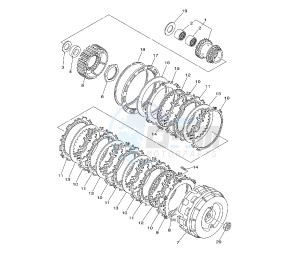 XP T-MAX ABS SV 500 drawing CLUTCH