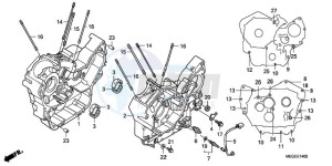 VT750C9 E / MKH MME drawing CRANKCASE