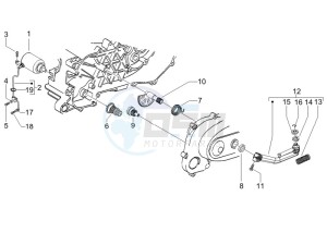 Runner 50 SP drawing Starter - Electric starter