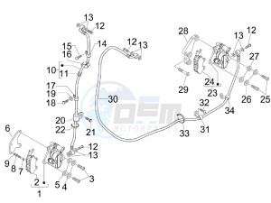 SR 300 Max drawing Brakes hose  - Calipers