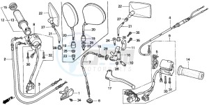 VT1100D2 drawing SWITCH/CABLE