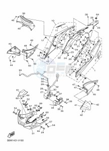 MT-25 MTN250-A (B4W1) drawing SIDE COVER