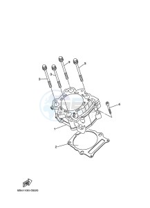 YXM700E YX70MPM (BHF1) drawing CYLINDER