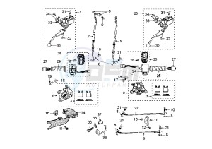 JET FORCE - 50 cc drawing BRAKE SYSTEM SBC