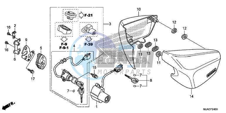 SIDE COVER (VT750CS/ C2B/ C2S/ C)