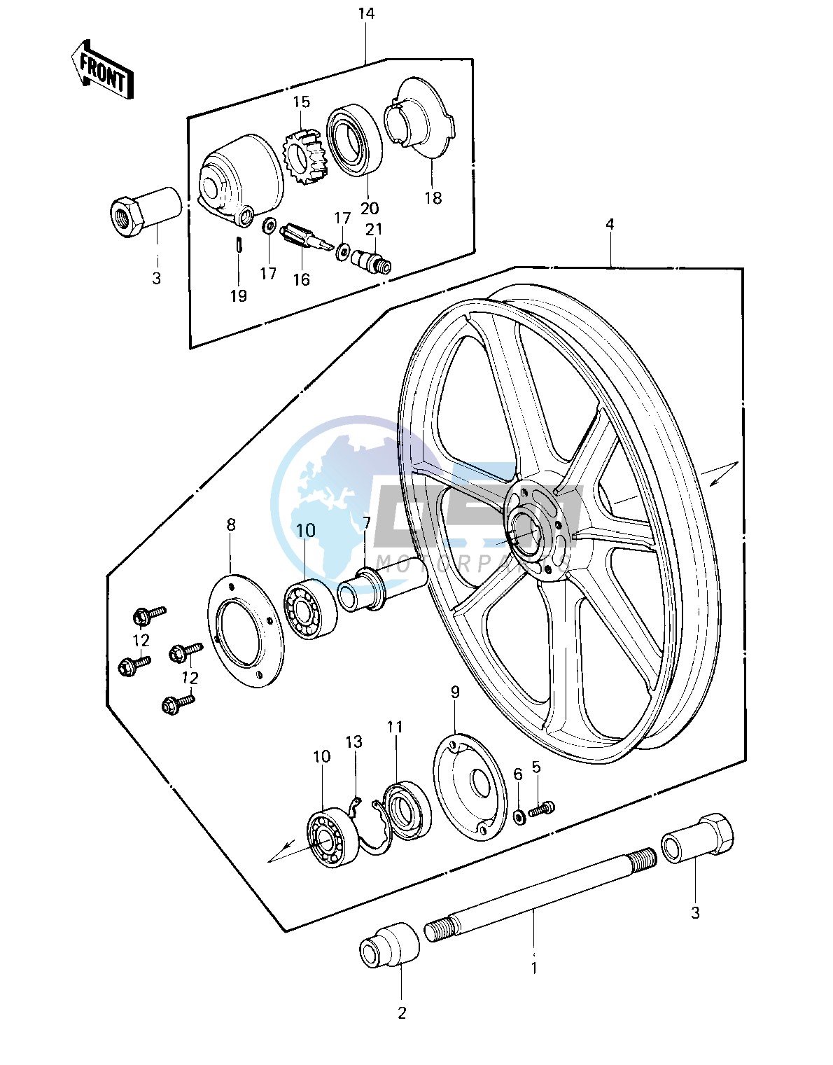 FRONT WHEEL_HUB