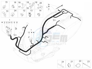 Sprint 125 4T 3V ie (APAC) (CAPH, EX, RK, TW, VT) drawing Main cable harness