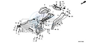 CBR1000S1H 2ED - (2ED) drawing TAILLIGHT