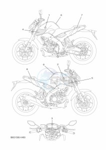 MT-125 MTN125-A (B6G1) drawing GRAPHIC & EMBLEM