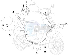 S 150 4T USA drawing Main cable harness