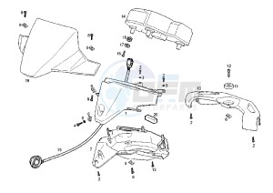 GP 1 EURO2 - 50 cc drawing DASHBOARD UNIT