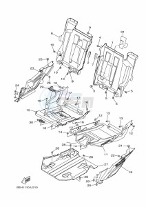 YXZ1000ETS YXZ10YESKL (B5H6) drawing SIDE COVER