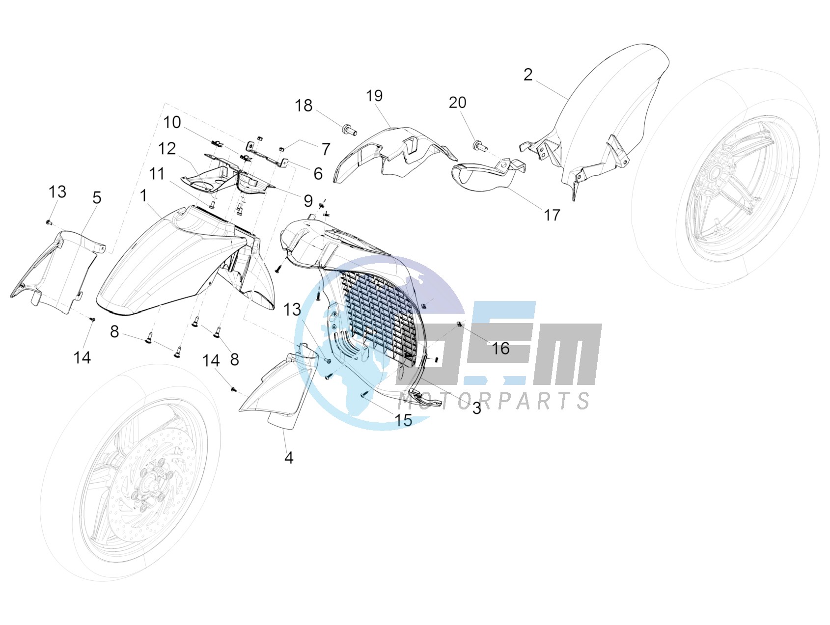 Wheel huosing - Mudguard