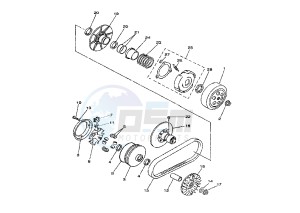 XC VERSITY 300 drawing CLUTCH