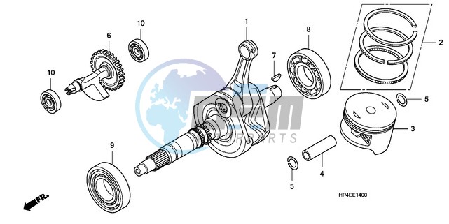 CRANK SHAFT/PISTON