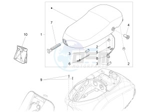 LX 125 4T 3V IE NOABS E3 (APAC) drawing Saddle/seats