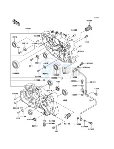 ELIMINATOR 125 BN125-A8 GB XX (EU ME A(FRICA) drawing Crankcase