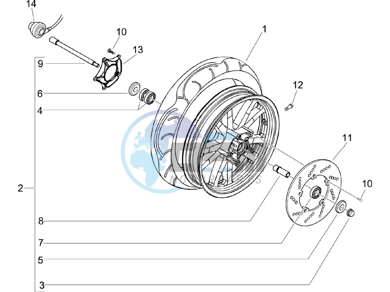 Front wheel