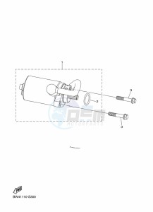 YFZ50 (BW4D) drawing STARTING MOTOR