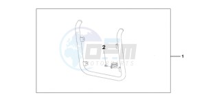 VT750C9 Korea - (KO) drawing CHROME RADIATOR