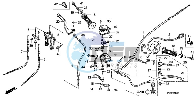 HANDLE LEVER/ SWITCH/ CABLE