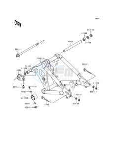 VN 800 A [VULCAN 800] (A1-A5) [VULCAN 800] drawing SWINGARM