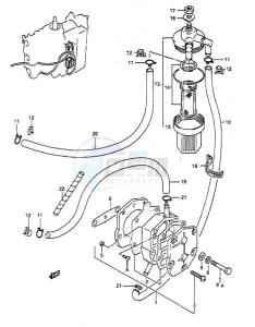 DT 65 drawing Fuel Pump (1988 to 1994)