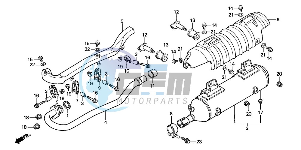 EXHAUST MUFFLER