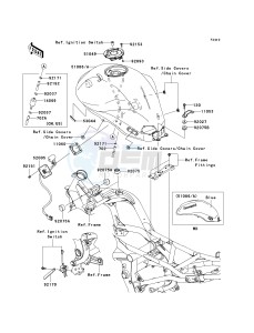 ER 650 C [ER-6N](9F) C9F drawing FUEL TANK