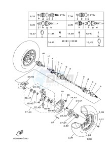 YFM350 YFM350FWA GRIZZLY 350 4WD (1SG1) drawing FRONT WHEEL