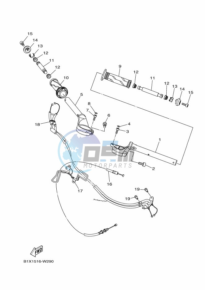 STEERING HANDLE & CABLE