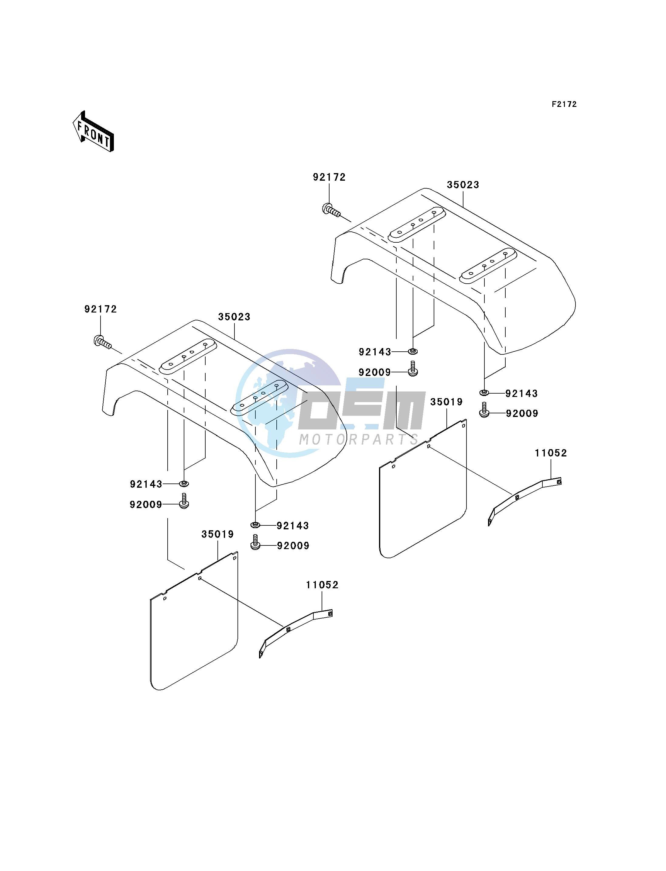 REAR FENDER-- S- -