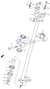 LT-Z400 drawing STEERING SHAFT