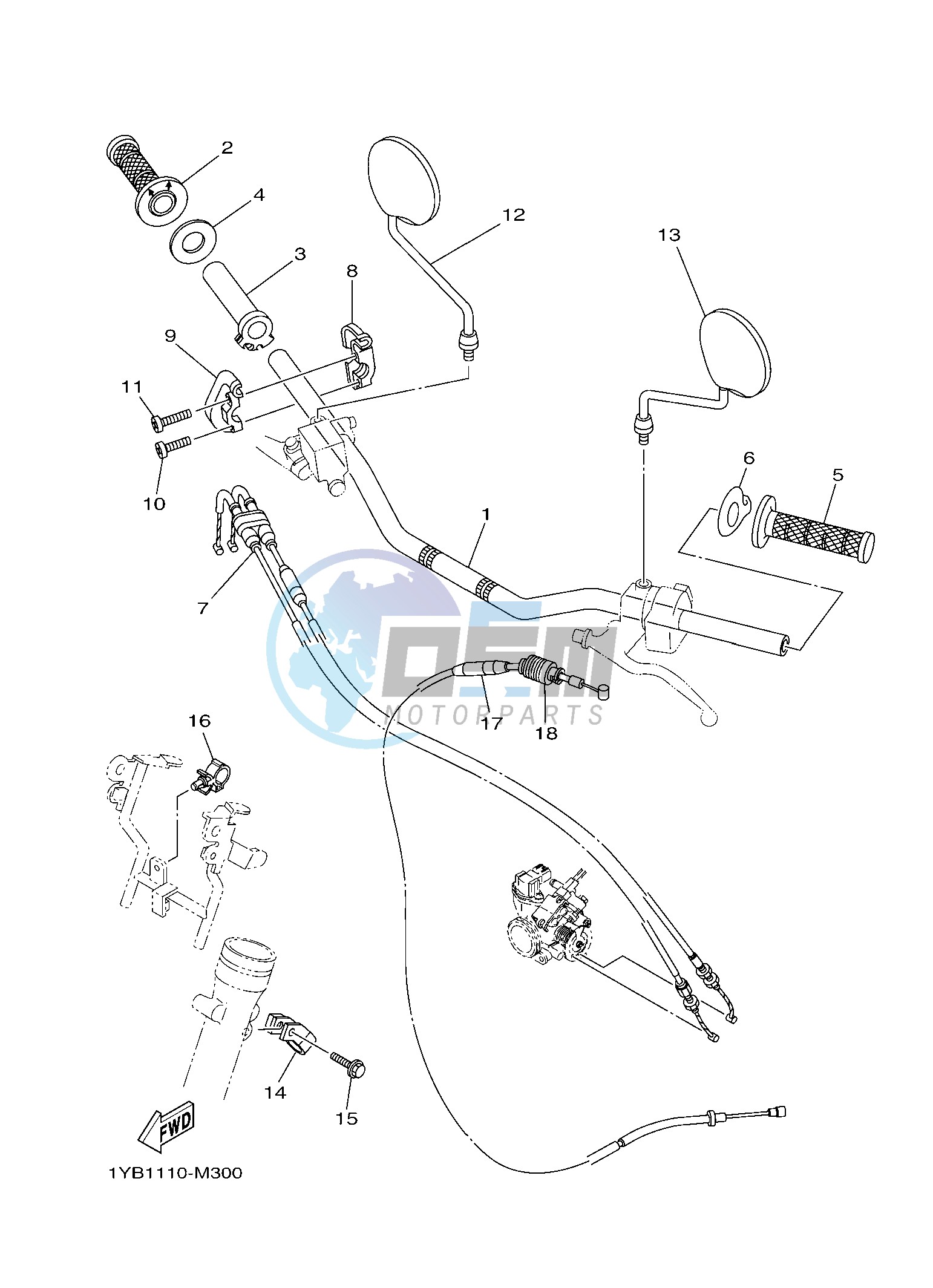 STEERING HANDLE & CABLE