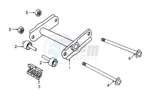 SPEEDFIGHT ARIA CATALYC - 50 cc drawing ENGINE BRACKET