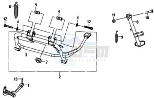 CROX 50 L5-L6 drawing CENTRAL STAND /SIDE STAND/ KICKSTARTER PEDAL