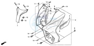 FES125 S-WING drawing FRONT COVER (FES1257/A7)(FES1507/A7)