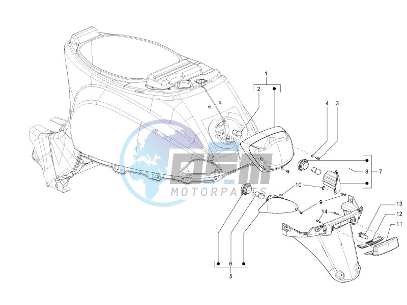 Tail light - Turn signal lamps