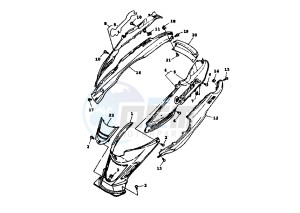 XC CYGNUS R 125 drawing SIDE COVER