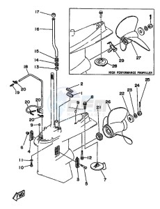 L150CETO drawing PROPELLER-HOUSING-AND-TRANSMISSION