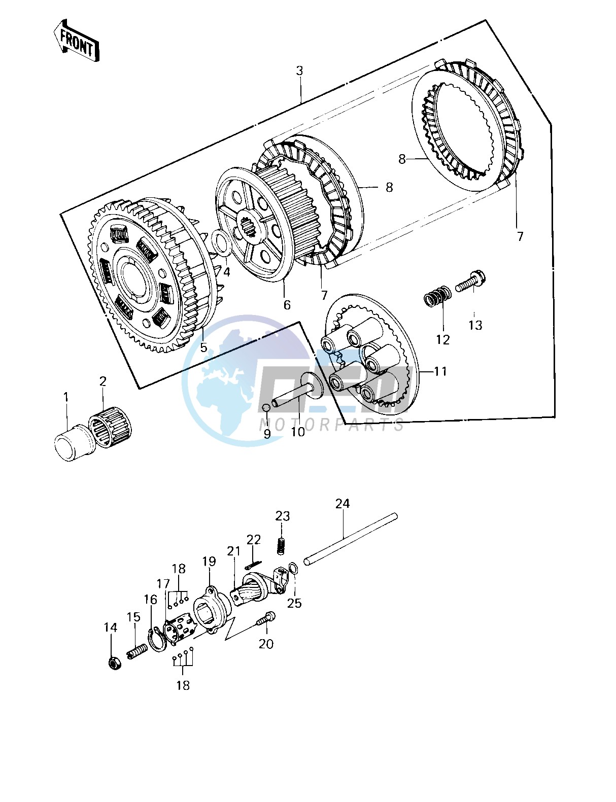 CLUTCH -- 80 D3- -