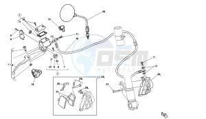 RAPTOR EU2 125 drawing FRONT BRAKE SYSTEM