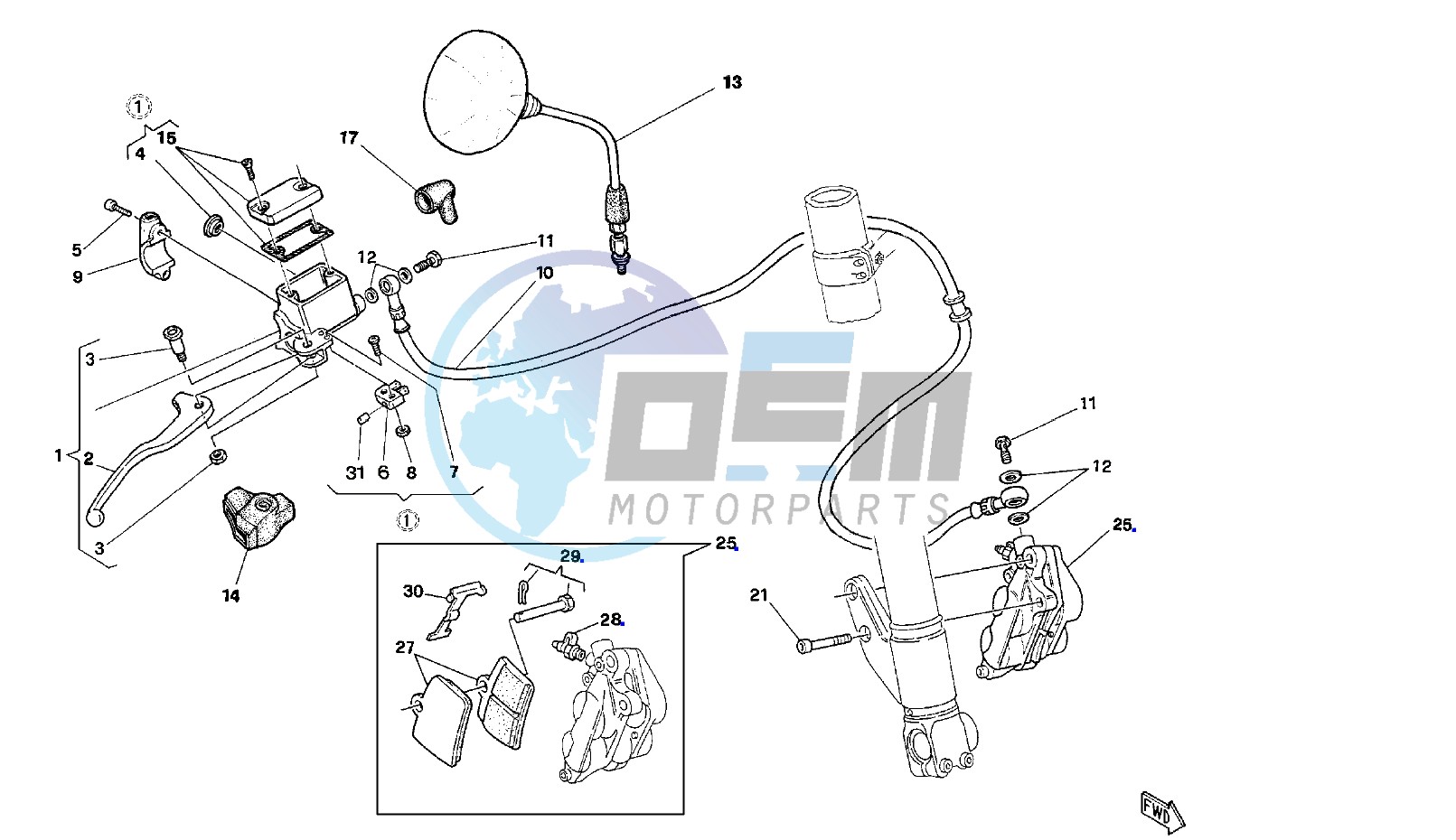 FRONT BRAKE SYSTEM