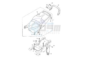 XJR 1300 drawing SEAT